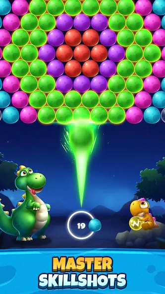 Bubble Shooter Primitive Eggs (Бабл Шутер Примитивные Яйца)  [МОД Unlimited Money] Screenshot 3