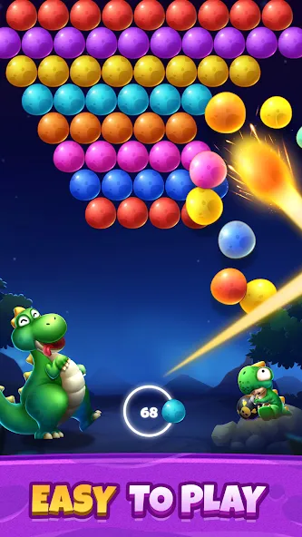 Bubble Shooter Primitive Eggs (Бабл Шутер Примитивные Яйца)  [МОД Unlimited Money] Screenshot 4