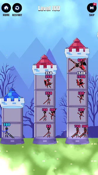 Hero Castle War: Tower Attack (Хиро Касл Вар)  [МОД Unlimited Money] Screenshot 5