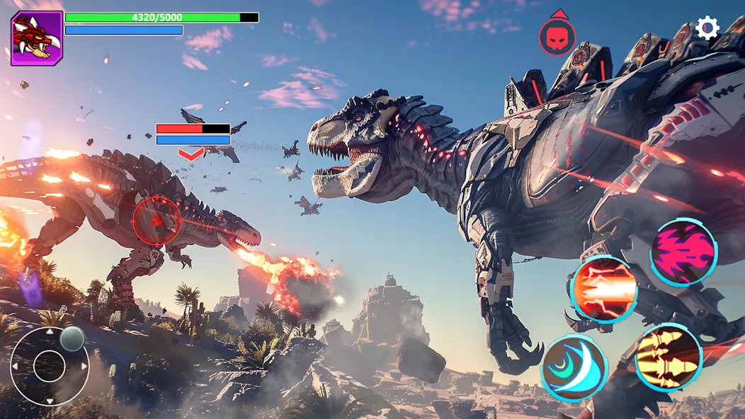 Mech War: Jurassic Dinosaur (Мех Батл)  [МОД Бесконечные деньги] Screenshot 5