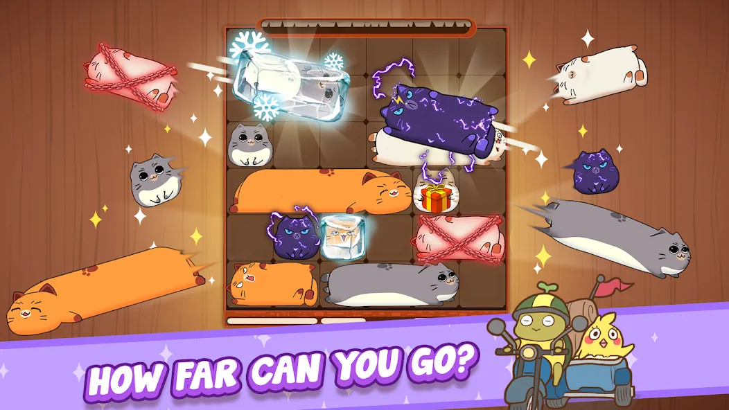 Haru Cats: Cute Sliding Puzzle (Хару Кэтс)  [МОД Много монет] Screenshot 3