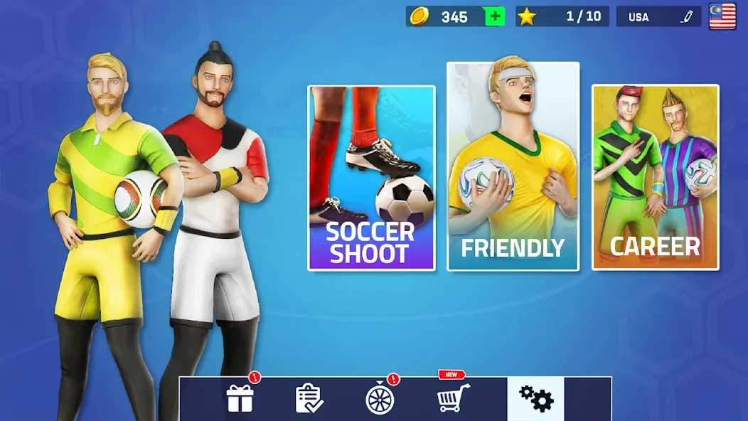 Indoor Futsal: Football Games (Индор Футзал)  [МОД Mega Pack] Screenshot 3