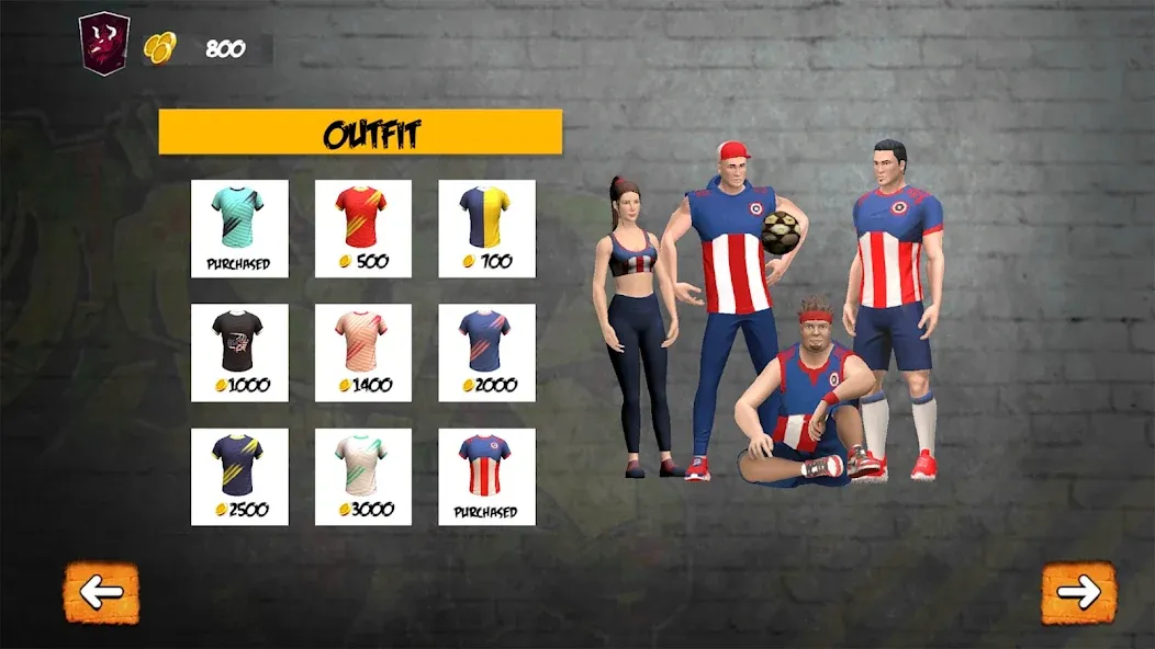 Street Football: Futsal Games (Стрит Футбол)  [МОД Много денег] Screenshot 4