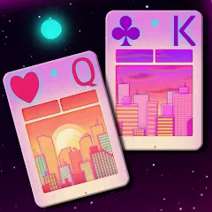 Взломанная FLICK SOLITAIRE - Card Games (ФЛИКК)  [МОД Бесконечные монеты] - последняя версия apk на Андроид