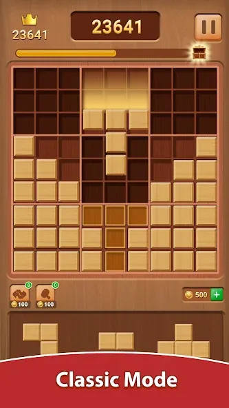 Wood Block Puzzle (Вуд Блок Пазл)  [МОД Mega Pack] Screenshot 1