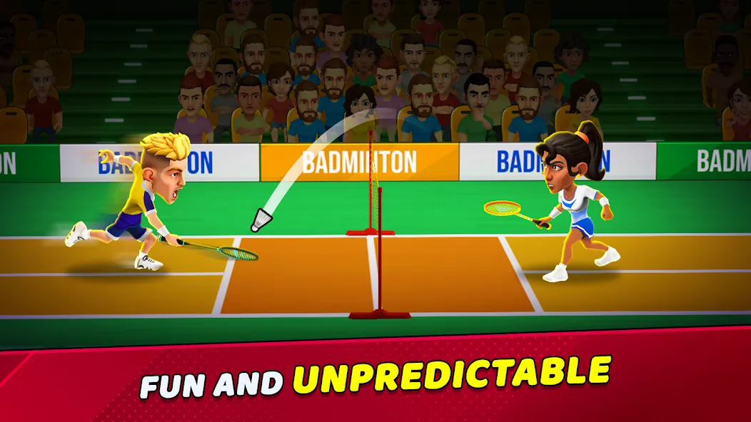 Badminton Clash 3D (Бадминтон Клаш 3D)  [МОД Бесконечные монеты] Screenshot 2