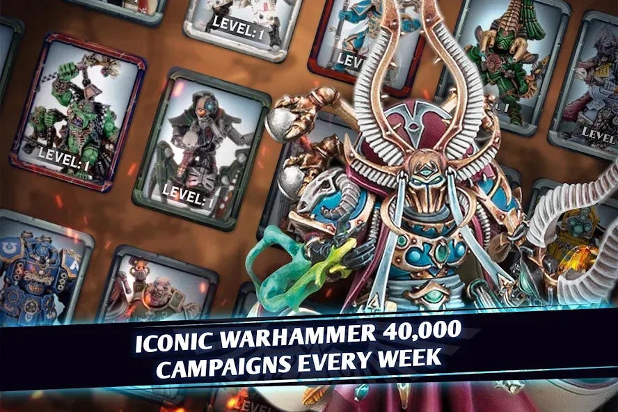 Warhammer Combat Cards - 40K (Вархаммер Комбат Кардс)  [МОД Mega Pack] Screenshot 2