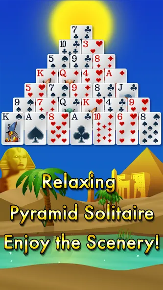 Pyramid Solitaire - Egypt (Пирамиды пасьянс)  [МОД Меню] Screenshot 1