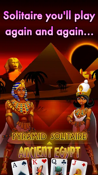 Pyramid Solitaire - Egypt (Пирамиды пасьянс)  [МОД Меню] Screenshot 2