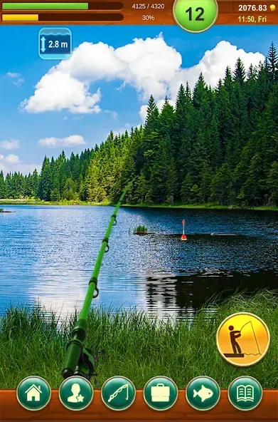 Fishing Baron - fishing game  [МОД Unlimited Money] Screenshot 2