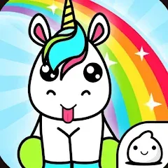 Взломанная Unicorn Evolution Merge Kawaii (Юникорн Эволюшн Мерж Кавай)  [МОД Меню] - полная версия apk на Андроид