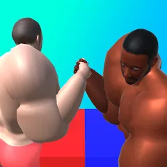 Взломанная Arm Wrestling Master (Армвреслинг мастер)  [МОД Много денег] - полная версия apk на Андроид