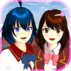 Взломанная SAKURA School Simulator (Сакура Скул Симулятор)  [МОД Все открыто] - полная версия apk на Андроид