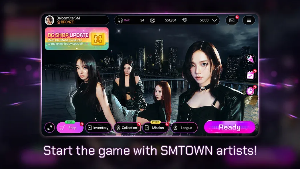 SUPERSTAR SMTOWN (уперСтар СМТАУН)  [МОД Бесконечные монеты] Screenshot 2