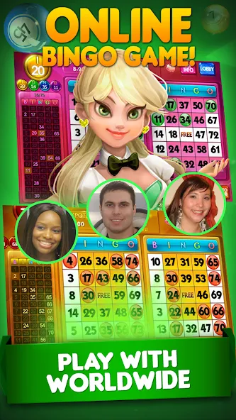 Bingo City 75 : Bingo & Slots (Бинго Сити 75)  [МОД Бесконечные деньги] Screenshot 2