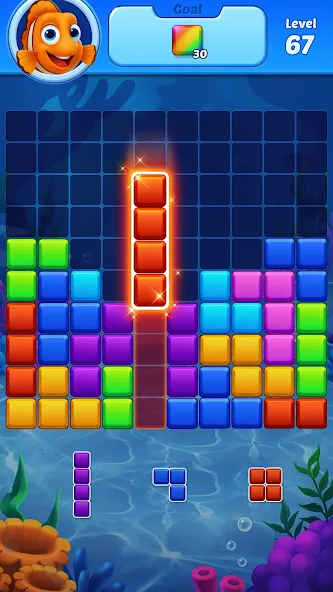 Block Puzzle Ocean  [МОД Все открыто] Screenshot 4