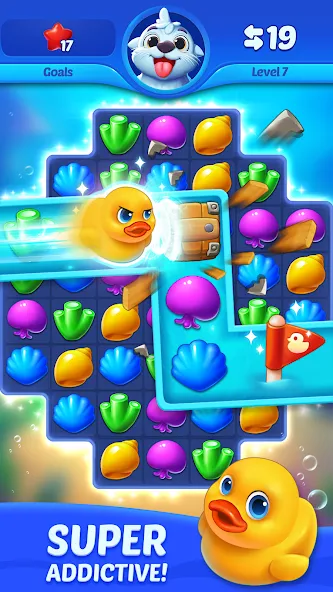 Ocean Match  [МОД Бесконечные монеты] Screenshot 3