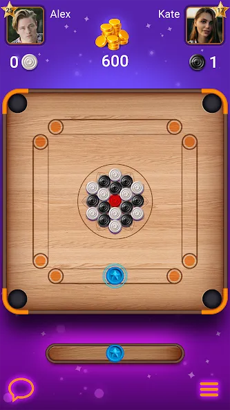 Carrom Lure - Disc pool game (Карром Лур)  [МОД Menu] Screenshot 1