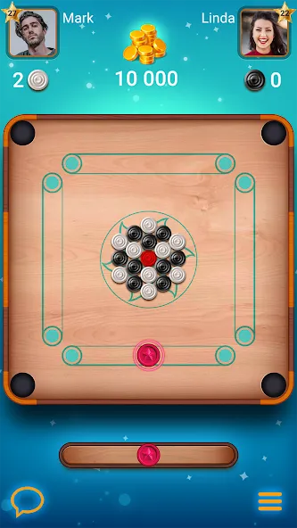 Carrom Lure - Disc pool game (Карром Лур)  [МОД Menu] Screenshot 3