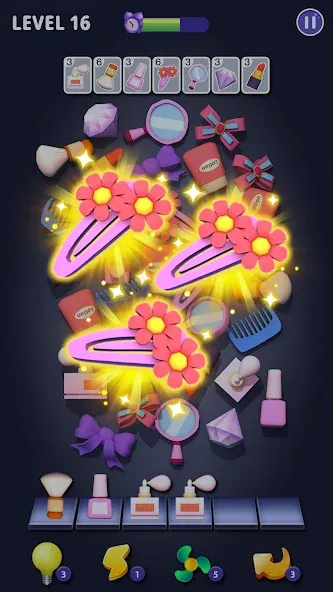 Matching Fun: Match Triple 3D (Матчинг Фан)  [МОД Бесконечные монеты] Screenshot 3