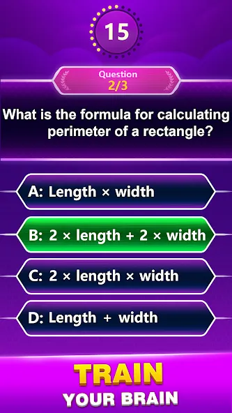 Math Trivia - Quiz Puzzle Game (Математические загадки)  [МОД Бесконечные деньги] Screenshot 3