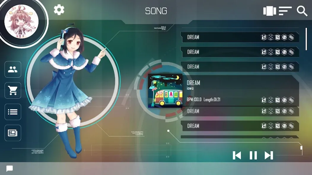 Malody (Мэлоди)  [МОД Menu] Screenshot 1