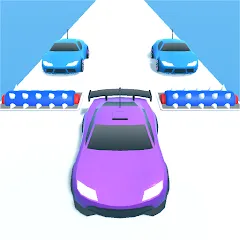 Взломанная Merge Car Run - Evolution Race (Мердж Кар Ран)  [МОД Все открыто] - полная версия apk на Андроид