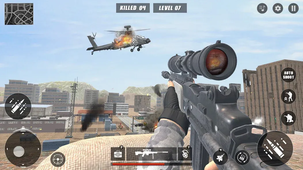 Code of Sniper 3D Gun Shooting  [МОД Меню] Screenshot 3