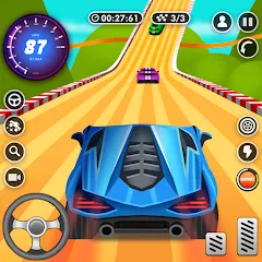 Скачать взлом Nitro Jump - Car Racing (Нитро Джамп Рейсинг)  [МОД Unlimited Money] - последняя версия apk на Андроид