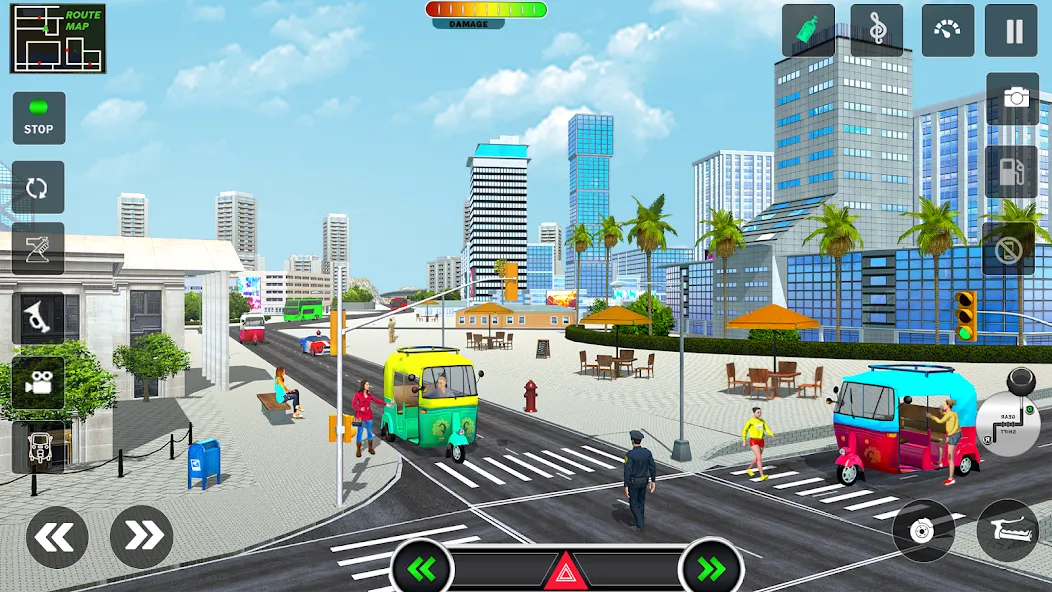 Tuk Tuk Auto Rickshaw Game 3d  [МОД Menu] Screenshot 4