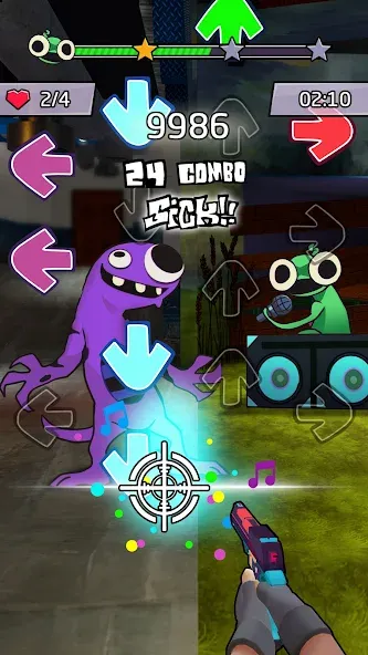 Beat Shooter Night: Rap Battle (ФНФ Фанк)  [МОД Unlocked] Screenshot 3