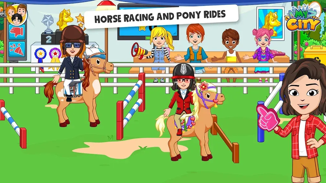 My City: Star Horse Stable (Мой город)  [МОД Все открыто] Screenshot 4