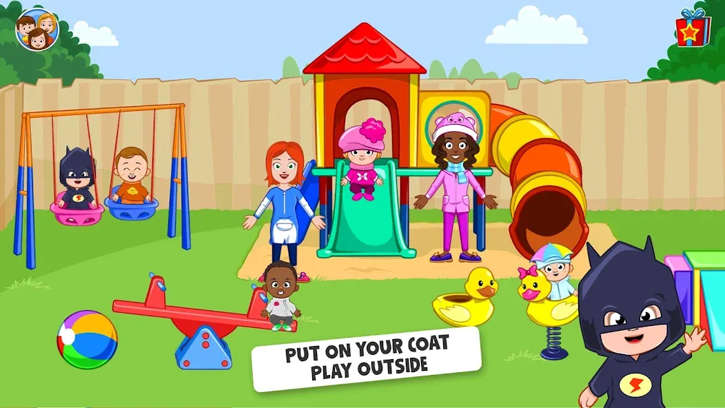 My Town : Daycare Game  [МОД Бесконечные монеты] Screenshot 1