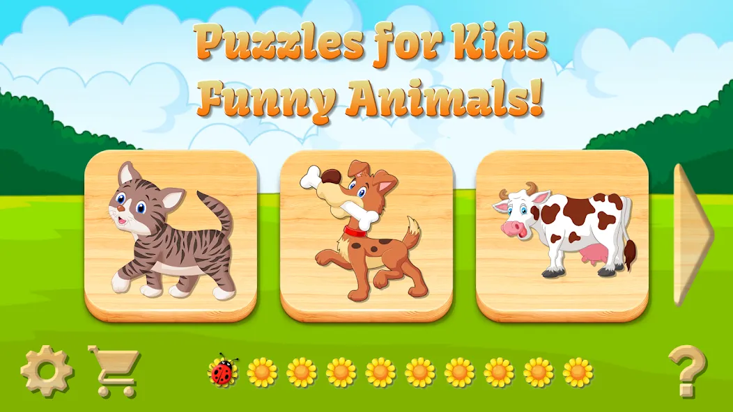 Baby Puzzles for Kids  [МОД Много денег] Screenshot 1