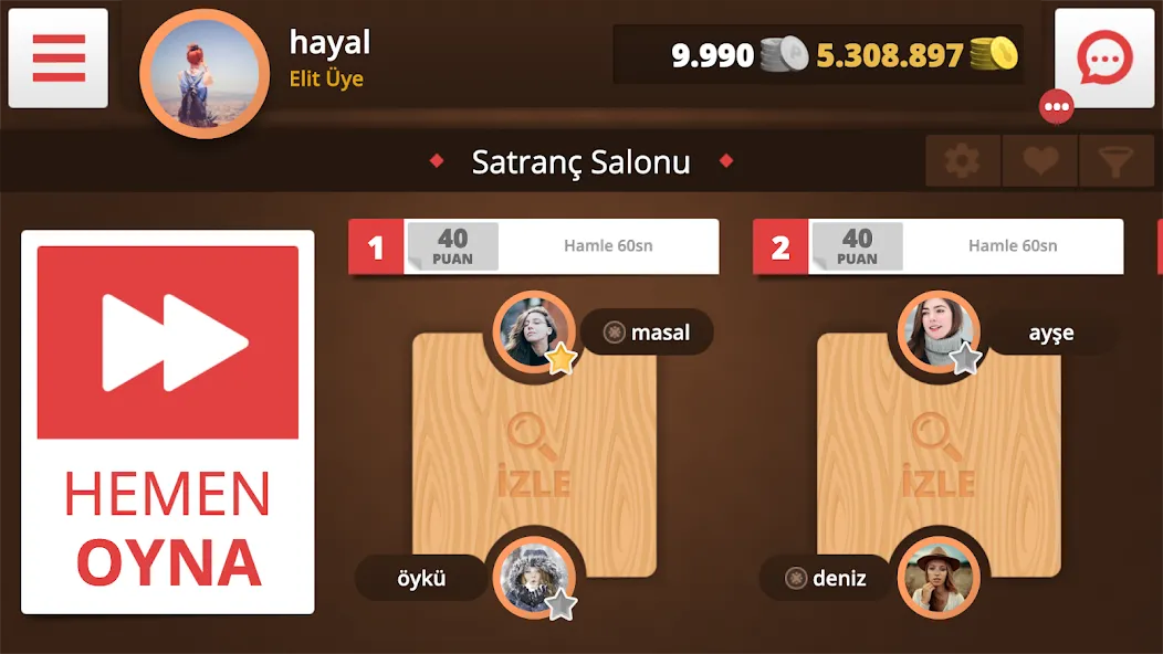 Satranç Online  [МОД Все открыто] Screenshot 4