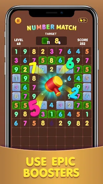 Number Match: Ten Crush Puzzle (Намбер Матч)  [МОД Все открыто] Screenshot 1