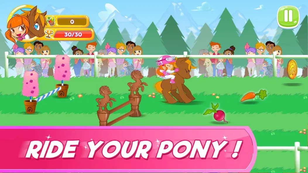 Pony Run : Magic Trails (Пони Ран)  [МОД Меню] Screenshot 2