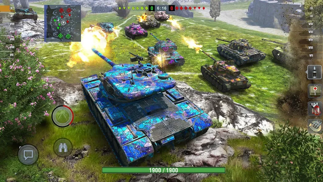 World of Tanks Blitz (Ворлд оф Танкс Блиц ПВП)  [МОД Menu] Screenshot 1