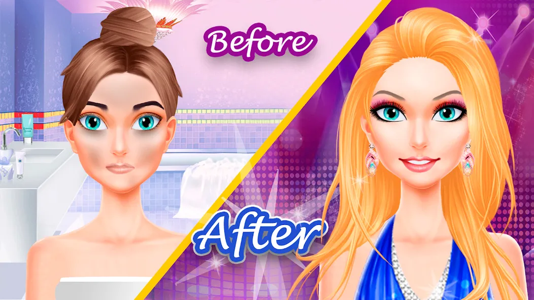 Makeup games makeover dress up  [МОД Mega Pack] Screenshot 1