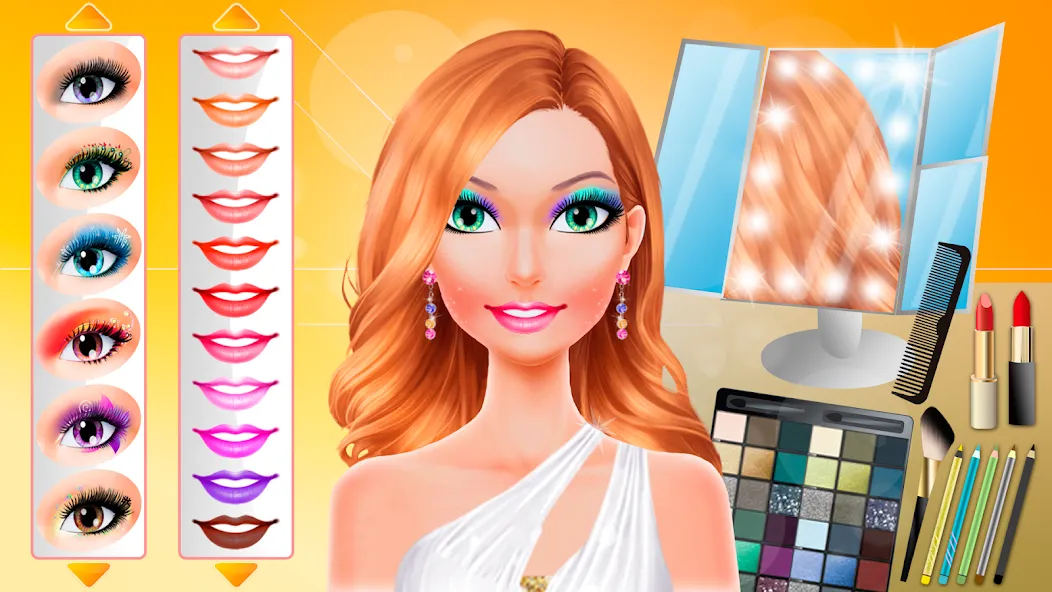 Makeup games makeover dress up  [МОД Mega Pack] Screenshot 3