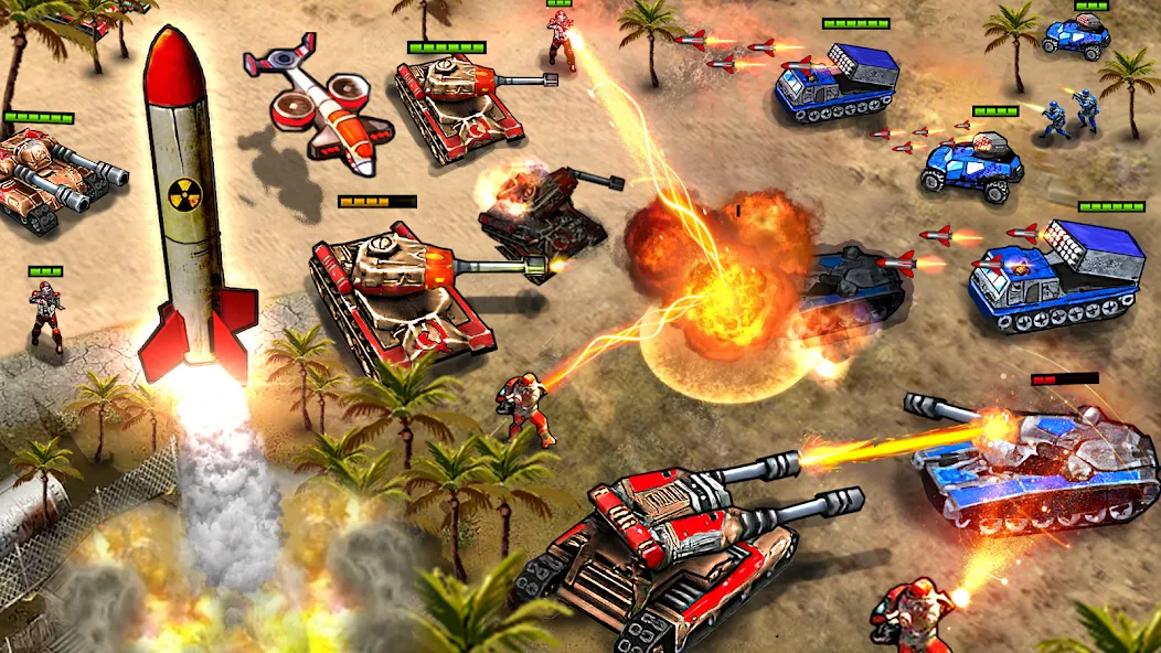 Command Generals RTS  [МОД Unlimited Money] Screenshot 2