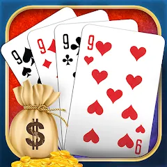 Взломанная Nine Card Game online offline  [МОД Unlimited Money] - последняя версия apk на Андроид