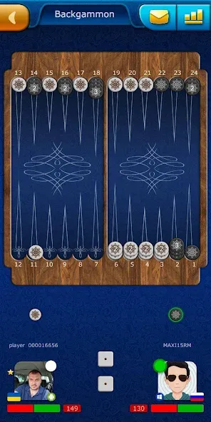 Backgammon LiveGames online  [МОД Много монет] Screenshot 2