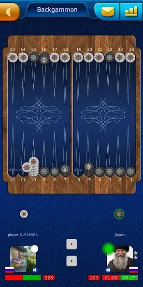 Backgammon LiveGames online  [МОД Много монет] Screenshot 3