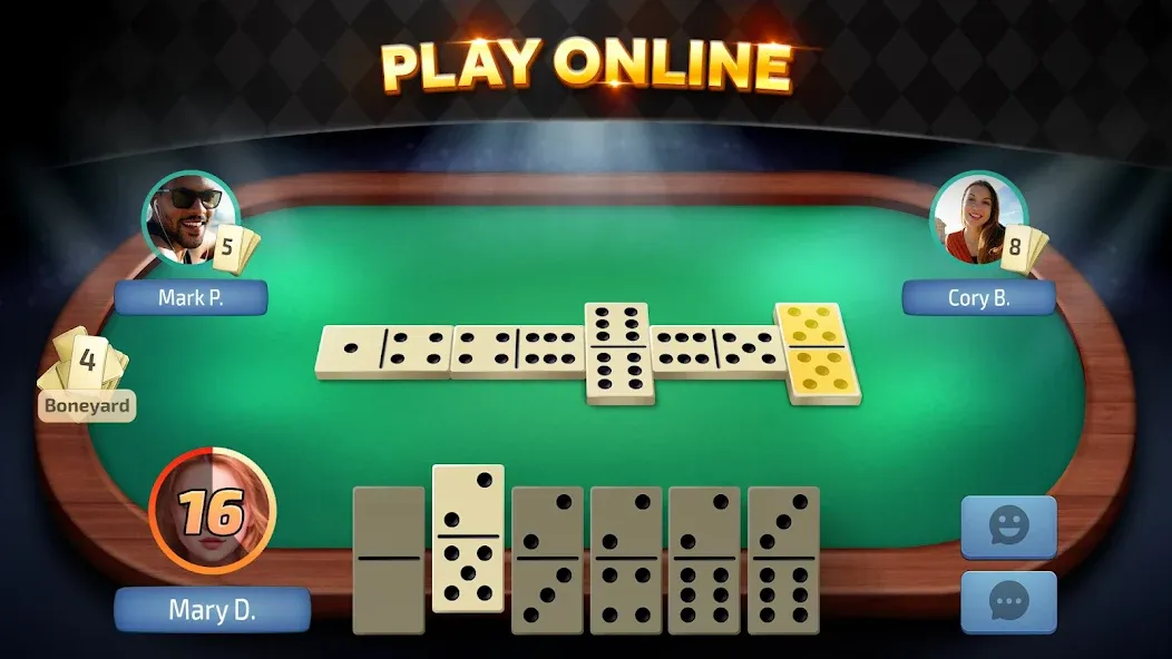 Domino - Dominos online game  [МОД Menu] Screenshot 2