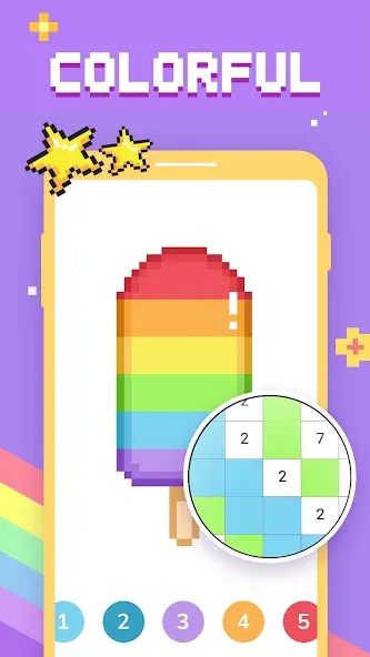 Paint by Number - Pixel Art  [МОД Unlimited Money] Screenshot 1