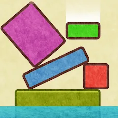 Взлом Drop Stack Block Stacking Game (Дроп Стэк блочная игра с укладкой блоков)  [МОД Много денег] - последняя версия apk на Андроид