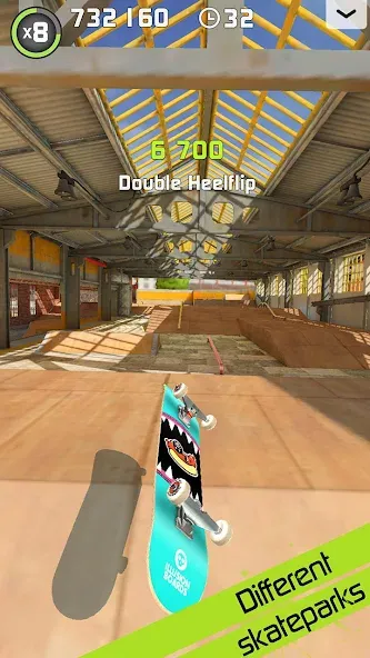 Touchgrind Skate 2 (Тачгринд Скейт 2)  [МОД Много монет] Screenshot 3