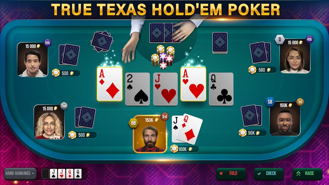 Poker Tour: Texas Holdem World (Покер Тур)  [МОД Все открыто] Screenshot 1