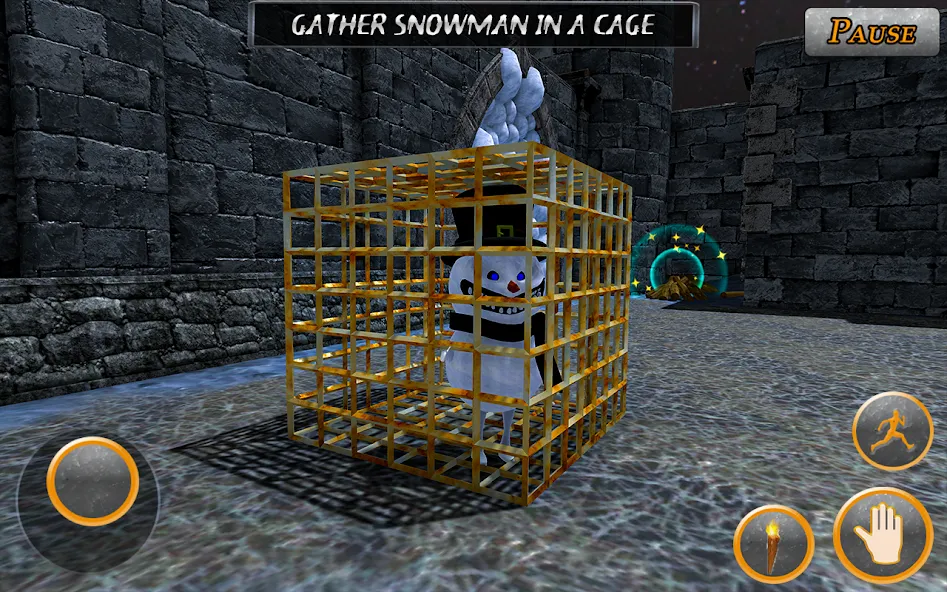 Evil Scary Snowman  Games 3d (Ивил Скари Сноумэн Геймс 3д)  [МОД Меню] Screenshot 3